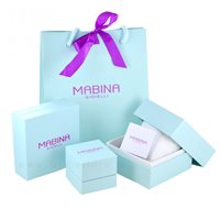 Orecchini Mabina Donna POLVERE DI STELLE in Argento Zirconia 563166 - 563166